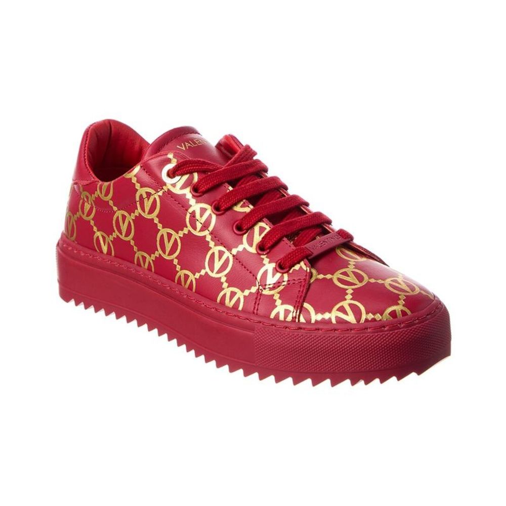 Valentino By Mario Valentino Beatrice Leather Sneaker, Red